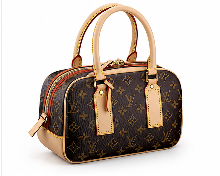 Luxury Monogram Boston Handbag for Women | Premium Designer-Inspired Top Handle Bag