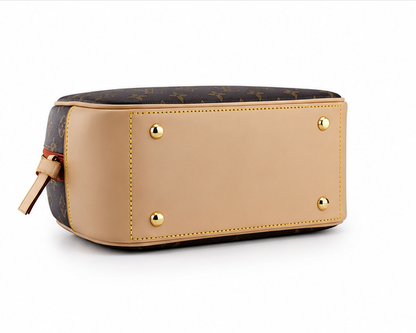 Luxury Monogram Boston Handbag for Women | Premium Designer-Inspired Top Handle Bag