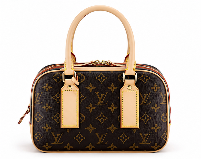Luxury Monogram Boston Handbag for Women | Premium Designer-Inspired Top Handle Bag