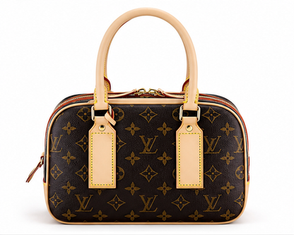 Luxury Monogram Boston Handbag for Women | Premium Designer-Inspired Top Handle Bag