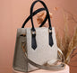 Elegant Beige Textured Tote Bag for Women | Premium Handbag with Shoulder Strap